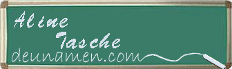 Aline Tasche Visitenkarte